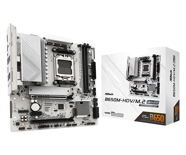 ASUS ASROCK B650M-HDV M,2 WHITE