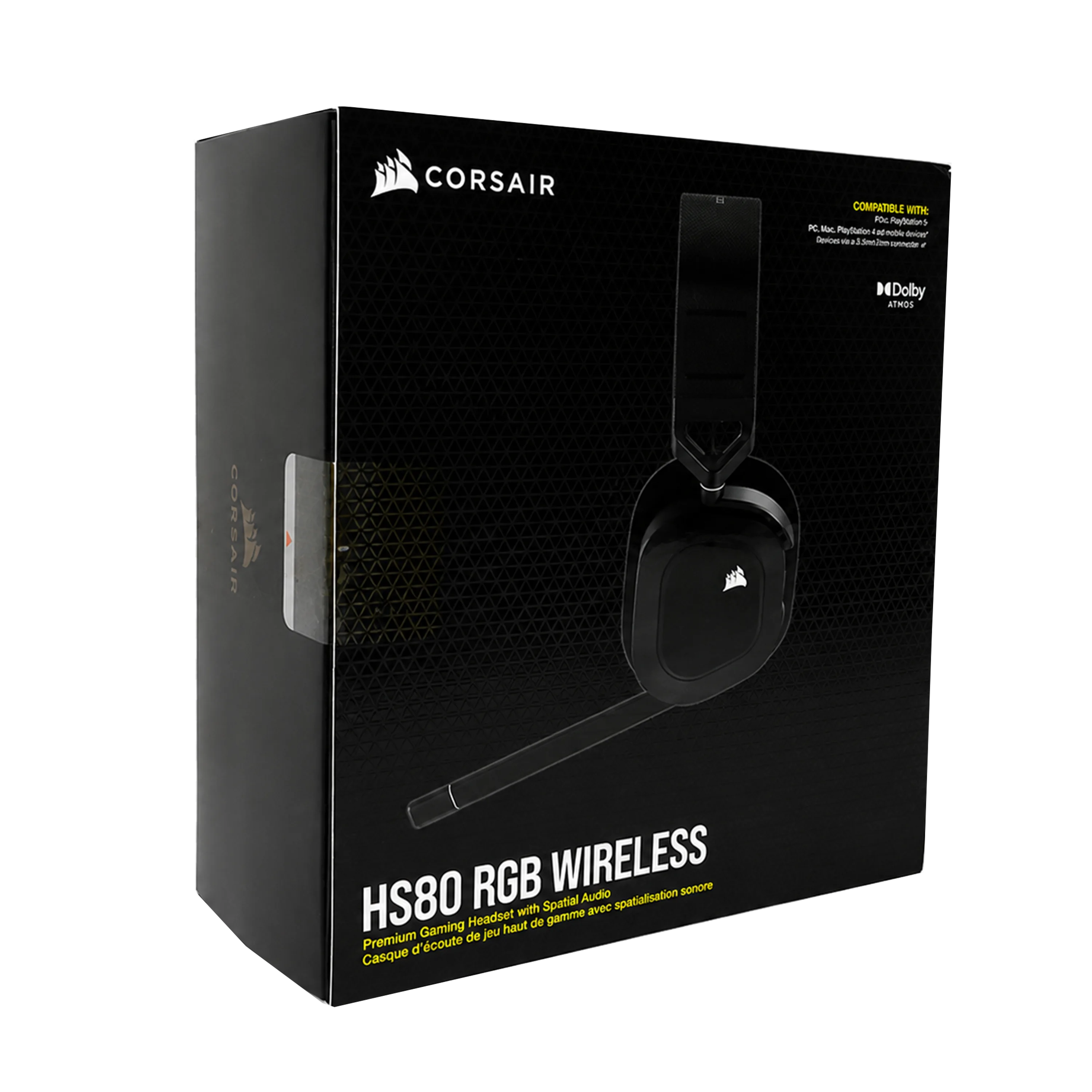 CORSAIR HS80 RGB Wireless Carbono Premium