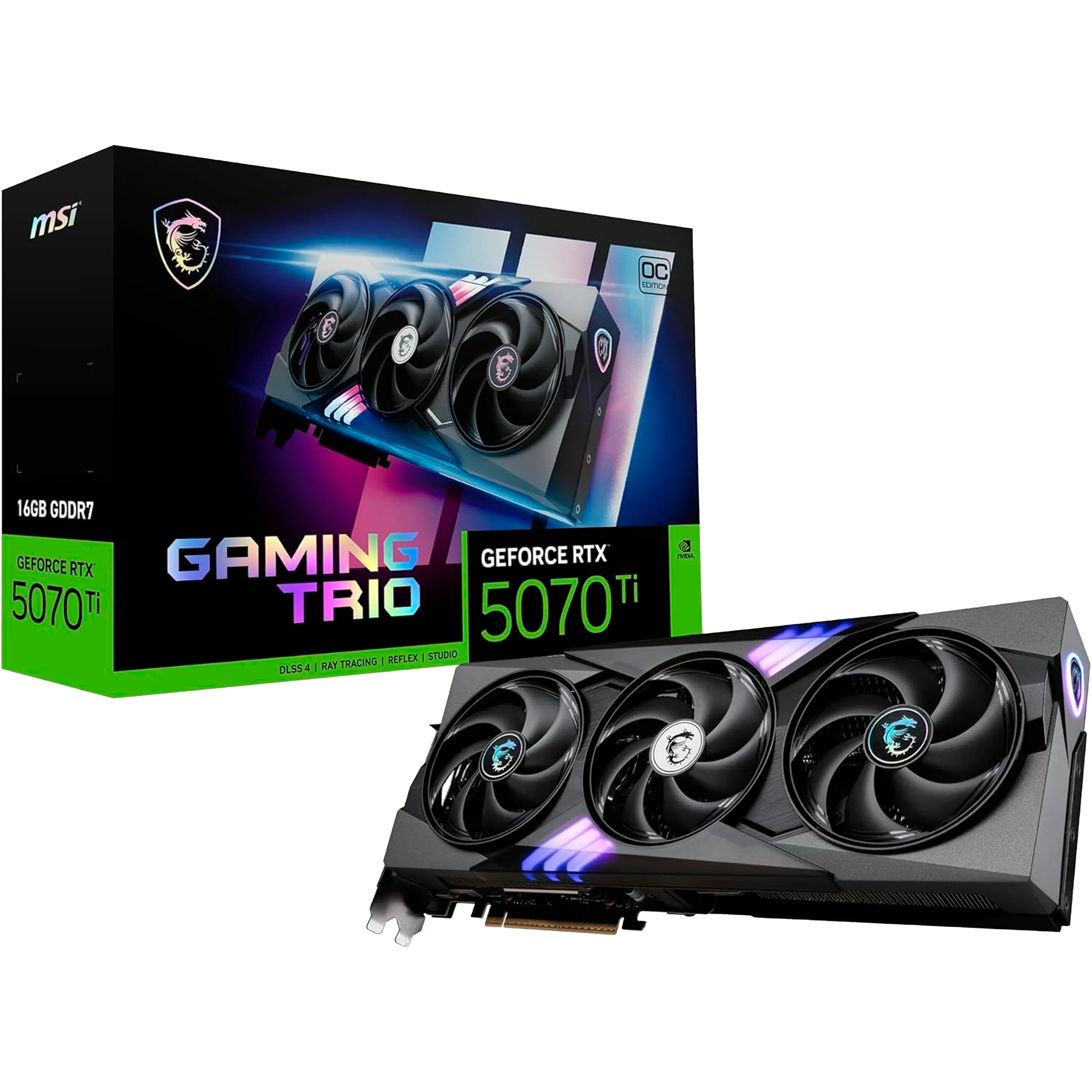 MSI GAMING TRIO WH RTX 5070Ti OC 16GB