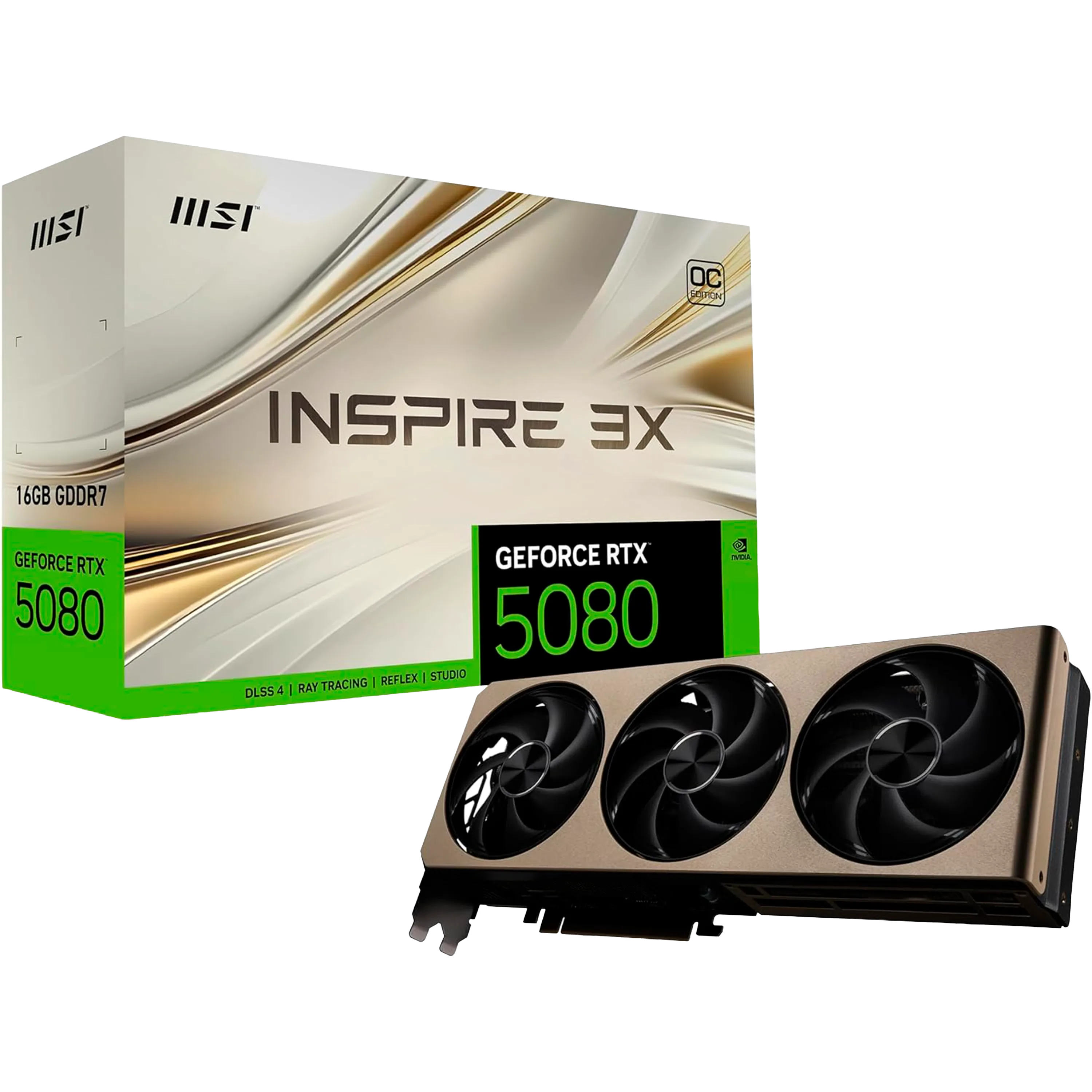 MSI INSPIRE 3X RTX 5080 OC EDITION 16GB