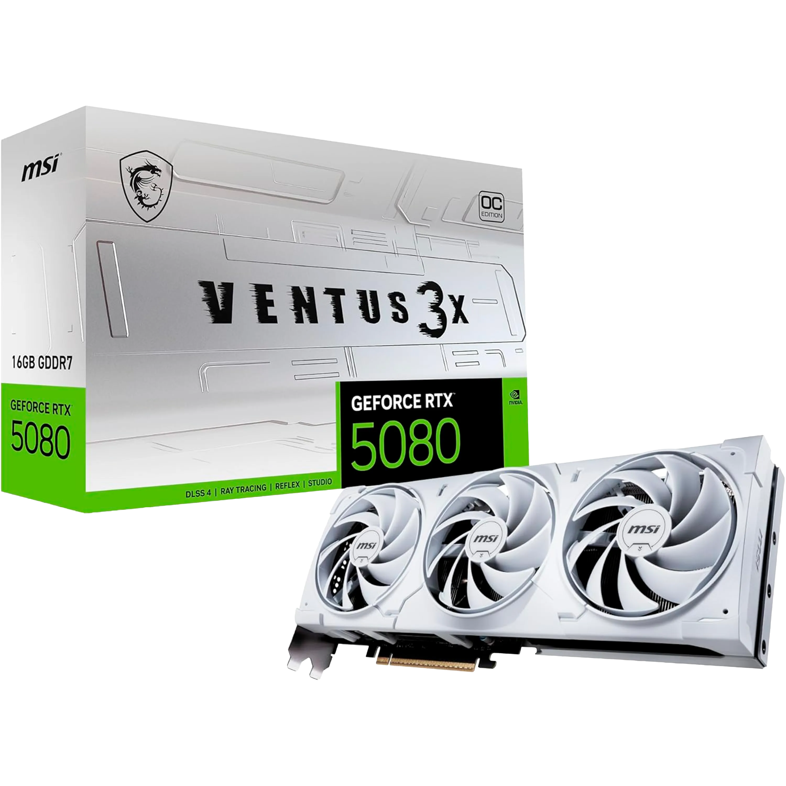 MSI VENTUS 3X WH RTX 5080 OC EDITION 16GB