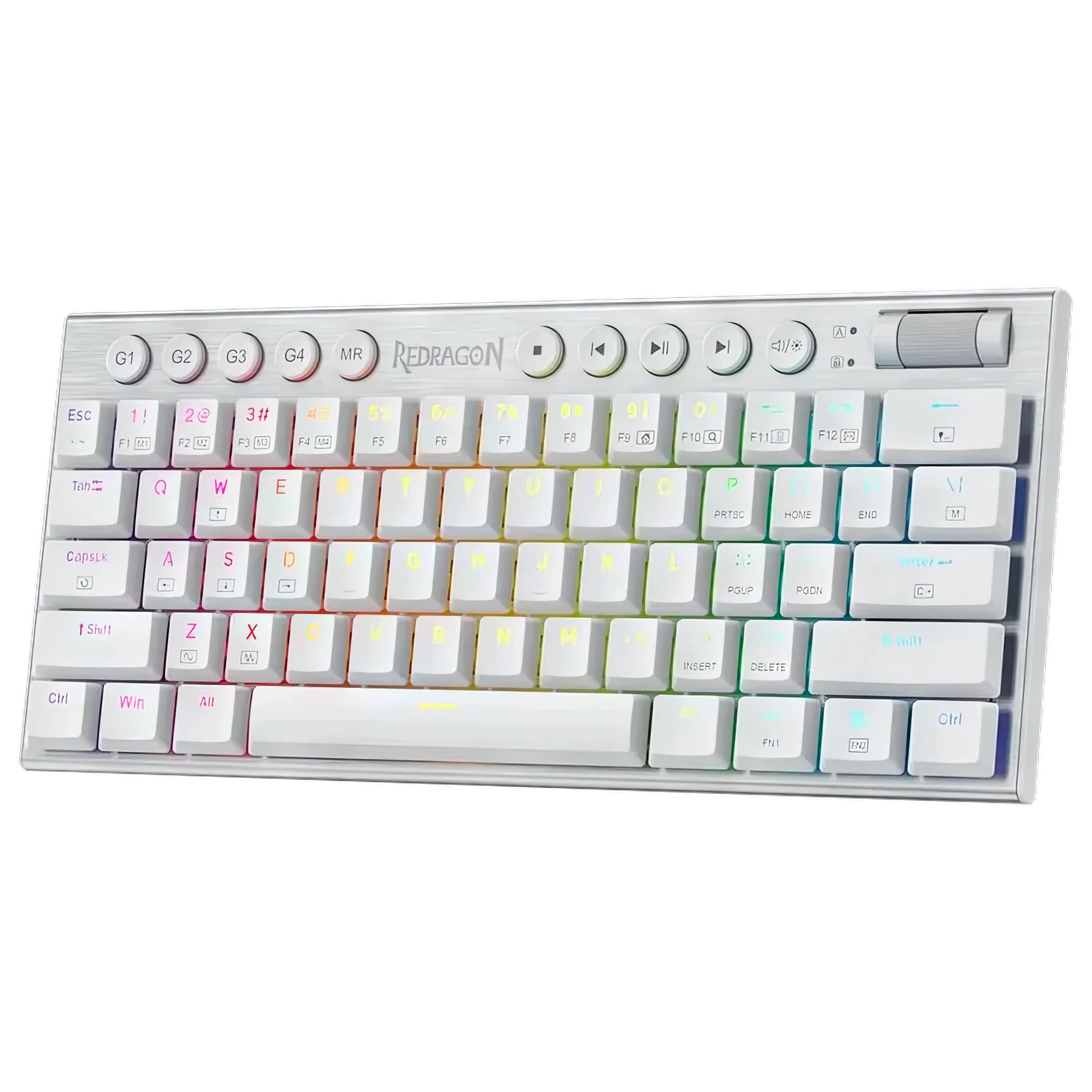 REDRAGON Horus Mini Pro Wireless White K632RGB-Pro