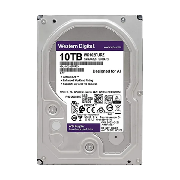 WESTERN DIGITAL PURPLE 10TB
