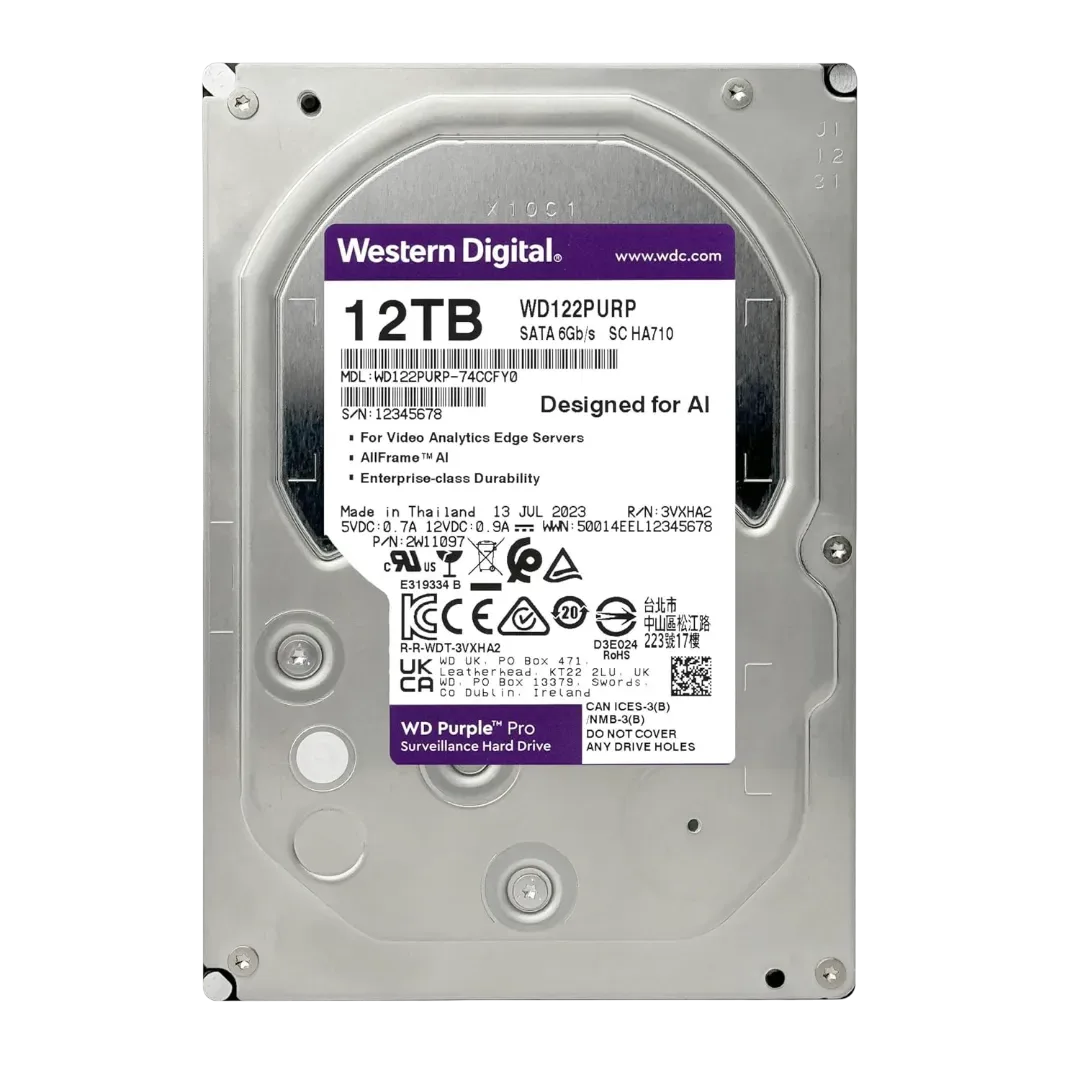 WESTERN DIGITAL PURPLE 12TB